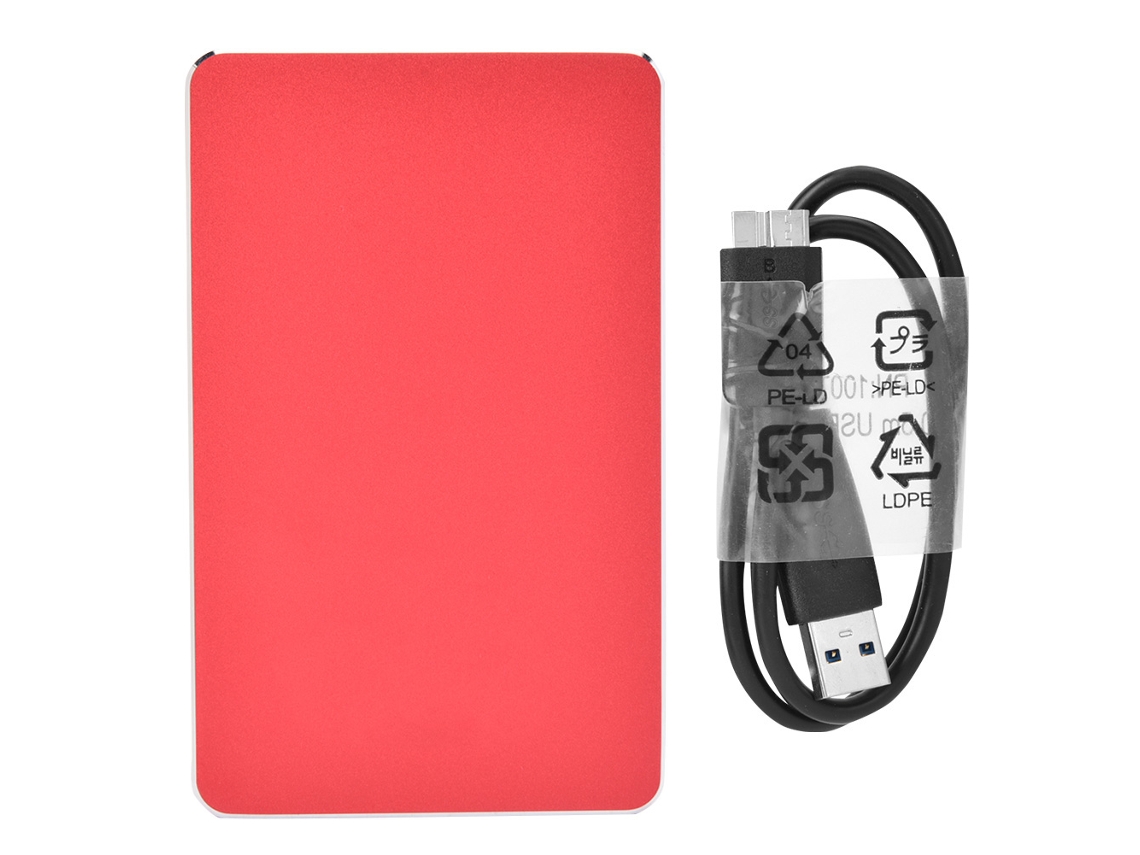 Disco Duro Móvil Rojo De 2.5 Pulgadas Usb3.0 De 320g, Dispositivo De Almacenamiento Portátil