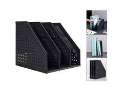 2026-organizador Plegable De Archivos Heytea Con 3 Compartimentos Verticales Para Oficina, Almacenamiento Práctico Sin Ensamblaje