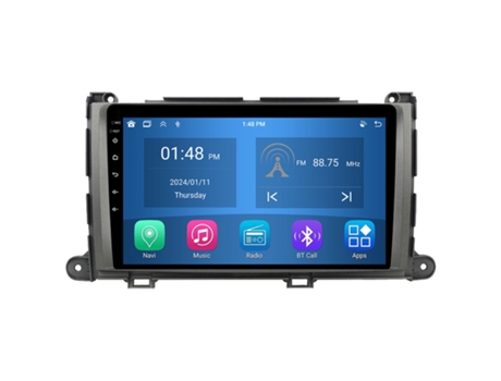 Autoradio 4GB RAM64GB ROM ROVERONE para Toyota Sienna 3 XL30 2010 - 2014 CarPlay Android Coche Radio Bluetooth Navegación