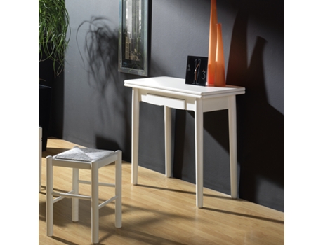 Mesa de cocina extensible 3084 Blanco