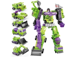 Deformação Gt Engenharia Devastator Combiner 6 Em 1 Liga Metal Brinque Figura De Ação Carro Caminhão Modelo Presente Para Crianças Meninos 