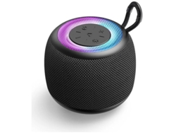 Altavoz Bluetooth portátil con Bluetooth 5.3, luces RGB, sonido estéreo y graves, tamaño compacto, IPX5, resistente al agua, altavoz ligero Yizhood
