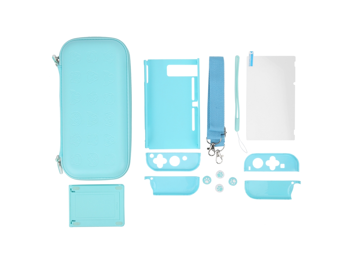 Rebe-protector De Tela, Capa Protectora E Bolsa De Armazenamento Para Console Nintendo Azul