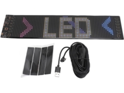Aplicación De Panel Flexible Para Letreros Led De Automóviles Con Control De Vibración Rgb