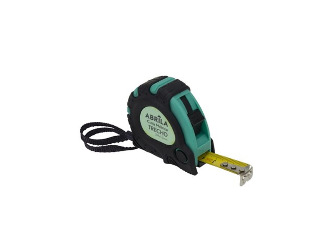 Cinta Metrica Trecho 3mx16mm Negro/verde Autobloqu Eo,enganche Magnetico,clip,antideslizane