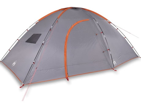 Tienda de campaña para 8 personas VIDAXL impermeable naranja