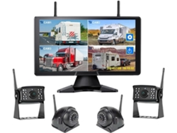 Monitor Digital Inalámbrico De Punto Ciego De 10 Pulgadas, Con Pantalla Táctil Y Cámara.