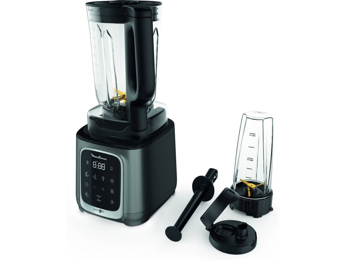 Batidora de Vaso MOULINEX LM91HD10 Infinymix+ (1600 W - 1.75 L - Plateado)