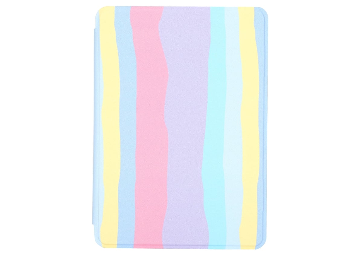 Capa protetora para e-book (Mão Holder, dobrável, colorida) Amazon Kindle Modelo 658 Young Version 2019 Reader Shell Arco-íris