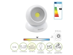 Linterna Led Magnetica Esfera 35-120 Lumenes A Pilas 3Aaa (No Incluidas)