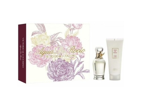 Set de Perfume Mujer VICTORIO & LUCCHINO EDT Agua de Rocio 2 Piezas