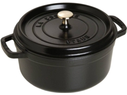 Cacerola STAUB (Negro - Hierro Fundido - 24 cm)