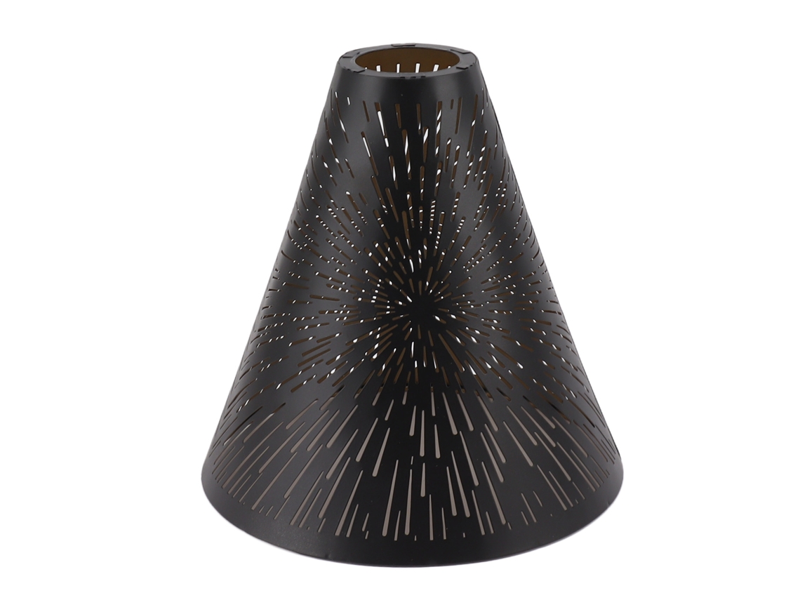 Bj-lâmpada De Mesa Com Tela De Metal Gravada Por Laser Em Forma De Fogo Artificial Para Projeção No Quarto