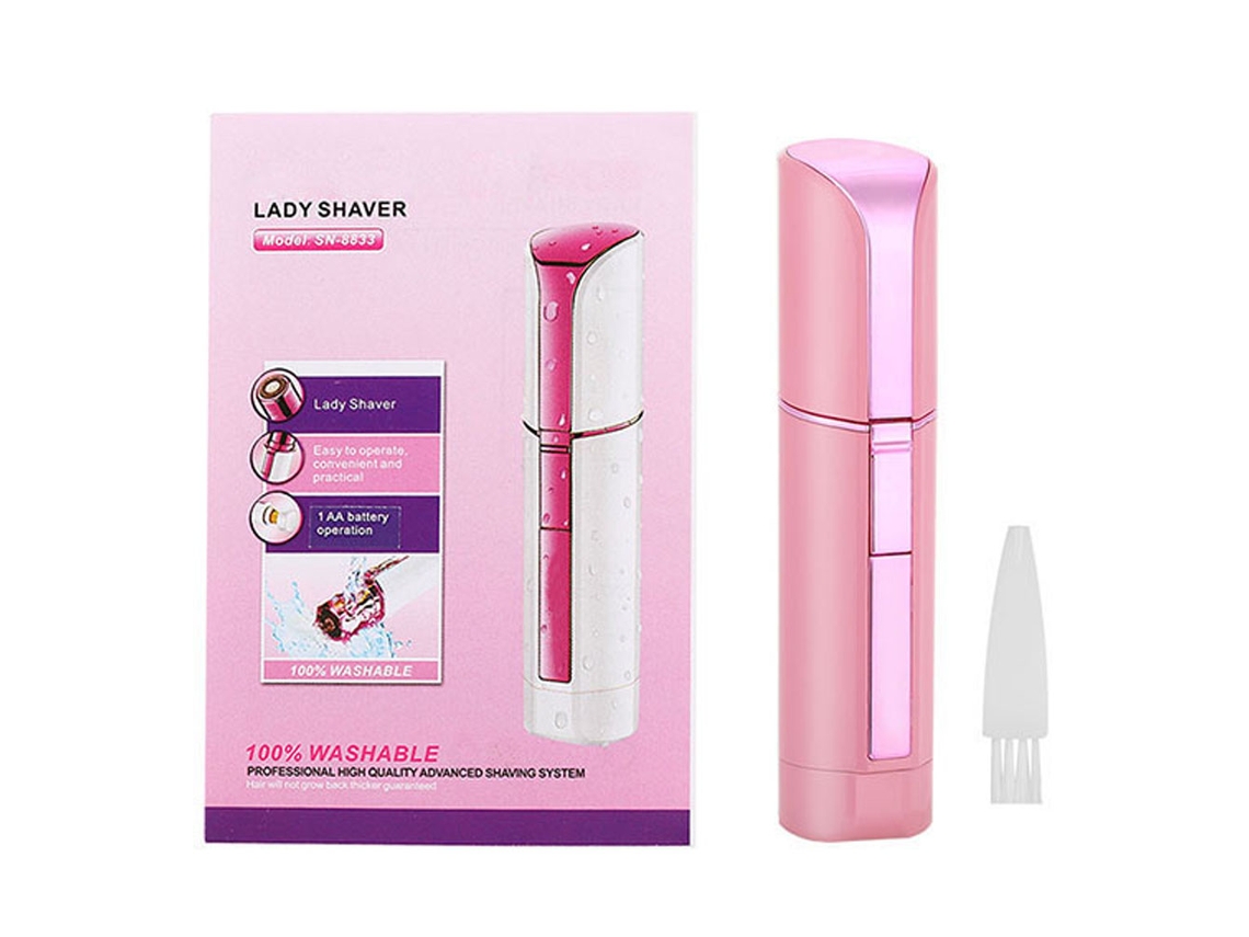 Depilador Eléctrico Mini Depilación Cuerpo Bikini Rosa