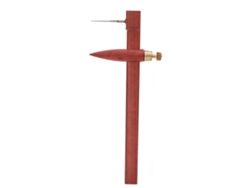 Regla Para Cortar Cerámica Y Arcilla, Compás De Acero Inoxidable Y Madera Para Cortes Circulares.