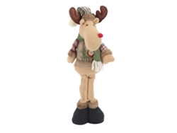 Muñeca navideña suave, hermoso adorno para ventana, alce