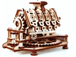 WOODEN CITY Maqueta a escala de motor V8 de madera
