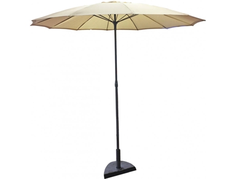 Parasol DMORA (Beis - Acero - 230x230x240 cm)