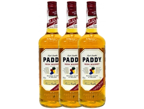 Whisky PADDY IRISH WHISKEY Blended Paddy Irish Whiskey (1 L - 3 unidades)