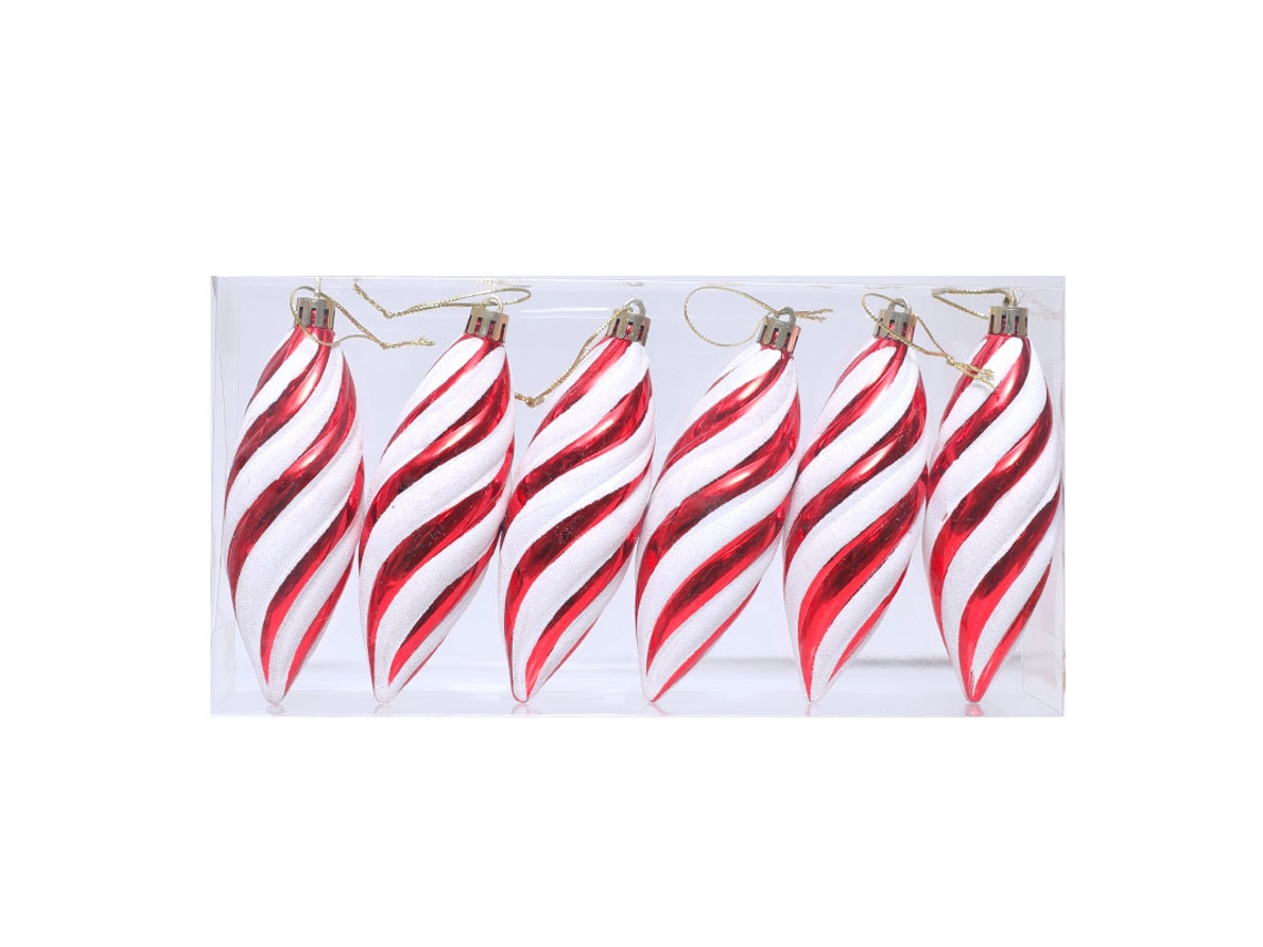 Adornos navideños, colgantes pequeños, regalos navideños, juego de cinco piezas Yunzii (6 piezas por paquete)