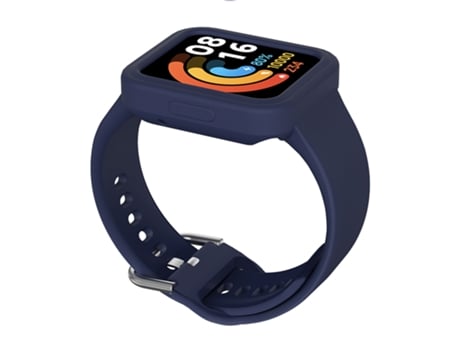 Correa de reloj inteligente para Xiaomi Redmi Watch 2 / Watch 2 Lite Correa de reloj integrada de silicona de color sólido (azul espacio profundo)