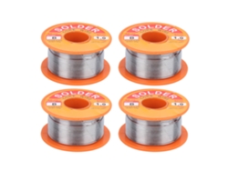 Hilo De Soldadura Con Núcleo Fundente, 50 G, 1 Mm, Alta Pureza, Sin Necesidad De Limpieza, Para Electrónica Y Aeronáutica.