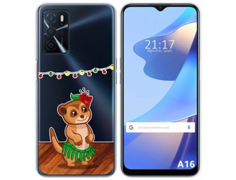 Carcasa Oppo A16 / A16s TUMUNDOSMARTPHONE Dibujos Transparente