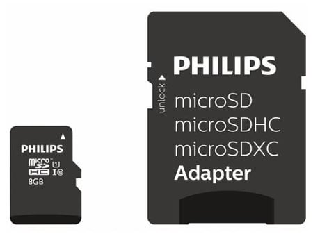 Philips Fm08Mp45B/00 Tarjeta de memoria 8 Gb MicroSDHC UHS-I Clase 10