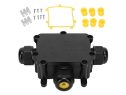 Caja De Empalme Impermeable 3 Vías Ip68 Para Cable Eléctrico Exterior Tb730