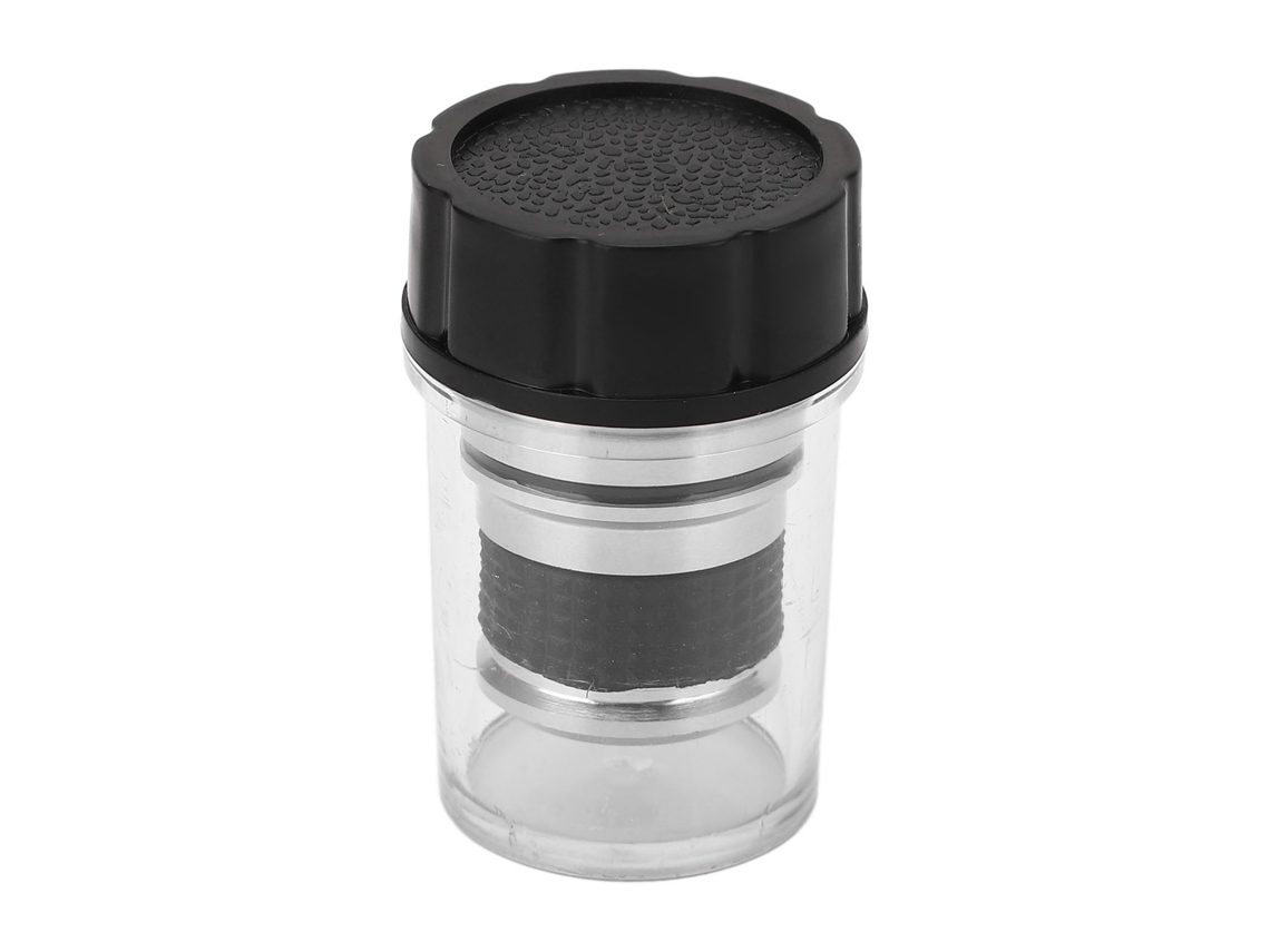 Lente Objetivo De Microscopio 20x Con Interfaz Rms, Latón Cromado.