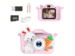 Cámara Infantil, Mini Cámara De Diseño Animado, Cámara Digital (32g-rosa) Czhhmart