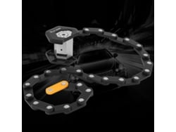 Trava Plegável Para Bicicleta West Biking Hamburg-lock Anti-roubo Com 3 Chaves E Suporte Sólido