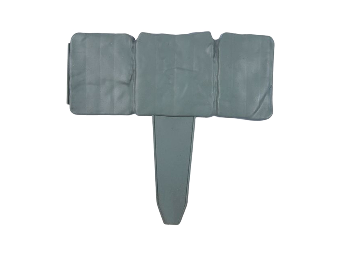 XYVONA Painéis De Borda Decorativos Para Jardim Com Efeito De Pedra Plástica Para Canteiros, Gramado E Plantas 5 Peças
