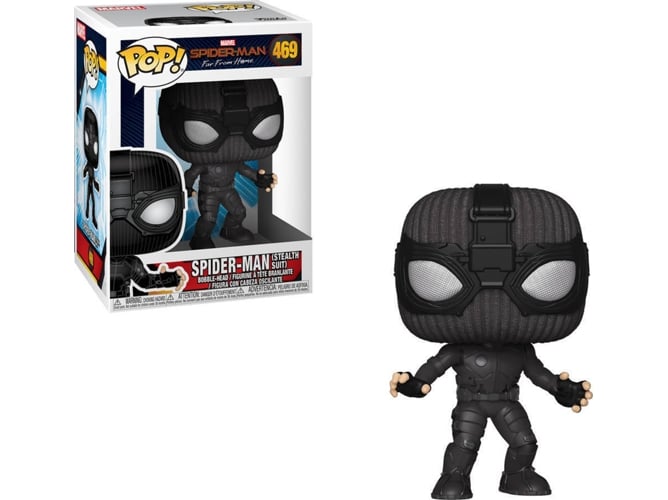 Figura FUNKO Pop! Spiderman: Traje de sigilo de Spiderman Lejos de casa