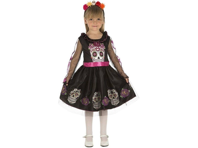 Disfraz de Niña Calaverita (Tam: 5-6 anos)