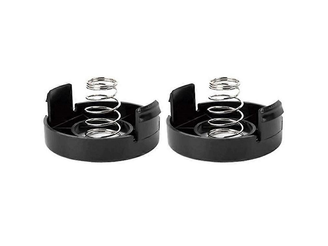 K8z Para Black Decker St1000 St3000 St4000 St4500 2 Tapas De Carrete W1u + 2 Resortes Piezas Para Cortacésped,
