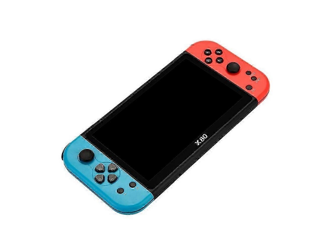 Consola de videojuegos portátil X80 de 7 pulgadas con pantalla HD y 20 000 juegos - Hengjian