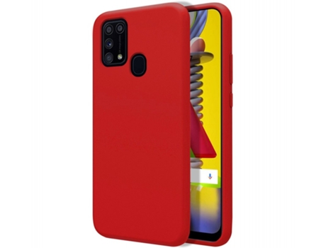 Carcasa Samsung Galaxy M31 TUMUNDOSMARTPHONE Silicona Líquida Rojo