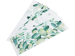 1 Juego De Pegatinas De Pared De Pvc Con Estampado De Plantas Verdes, Decoración Interior Estética, Diseño De Enredaderas.