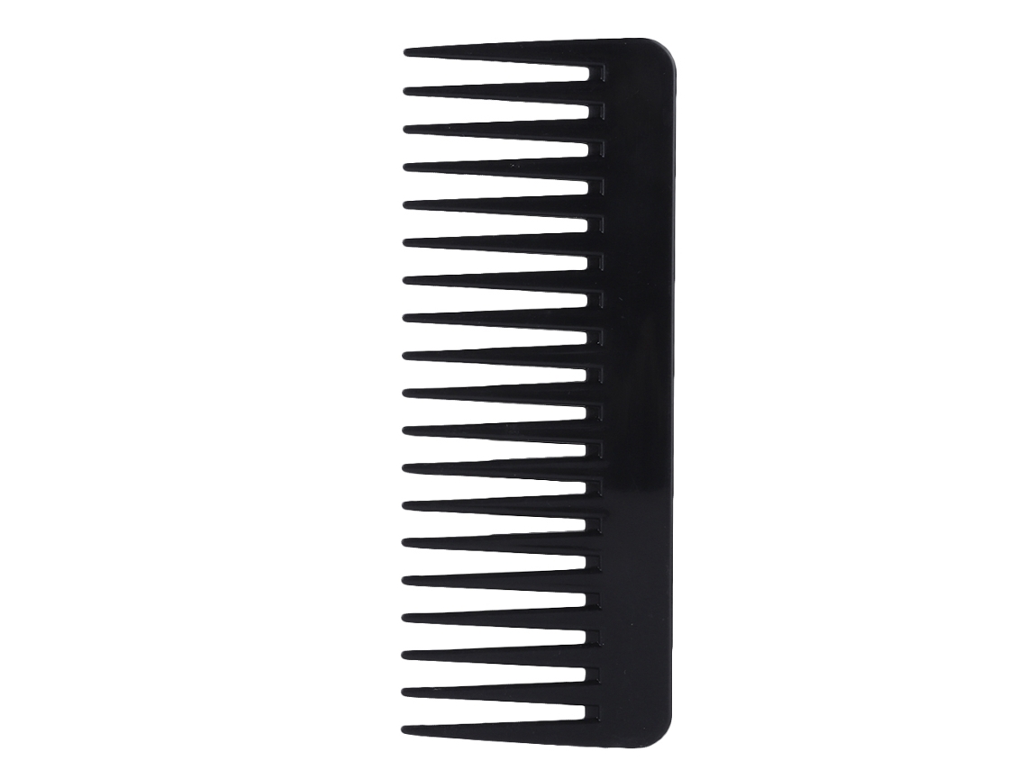Peine De Dientes Anchos, De Color, Ultrafino, Para Peinar Cabello Negro.