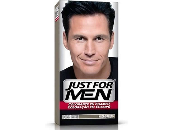 Colorante en Champú JUST FOR MEN Just For Men Sin Amoniaco Negro Natural