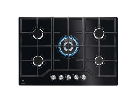 Placa de Gas ELECTROLUX KGG75362K (Gás Butano-Propano sin Inyectores Adicionales - 75 cm - Negro)