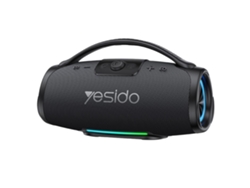 Altavoz Inalámbrico Yesido Ysw45 De 120 W Con Bluetooth 5.0, Luces Rgb, Altavoz Portátil Para Exteriores Con Micrófono - Negro