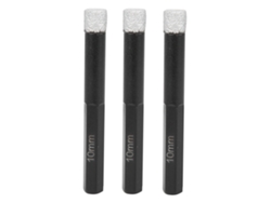 Broca De Diamante Soldada Con Vástago Hexagonal De 3 Piezas Para Granito Y Baldosas Cerámicas De 10 Mm