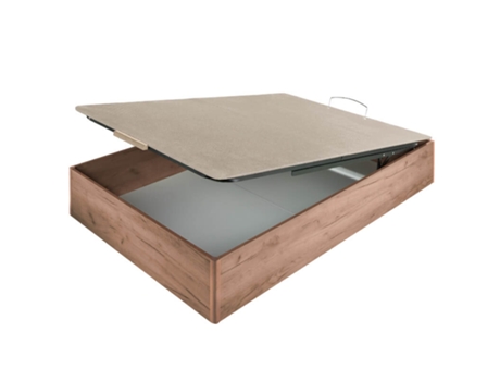 Canapé AZNAR Abatible Tapa Partida Antipolvo Altura 33 Cm - Blanco - 160X200Cm