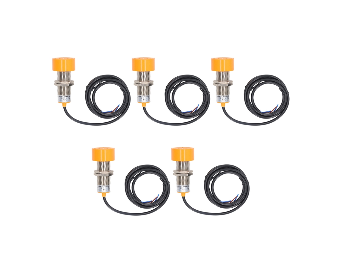 Sensor De Proximidad Inductivo 5 Piezas Ip65 No Empotrado 2 Cables Normalmente Abierto 10‑30vdc