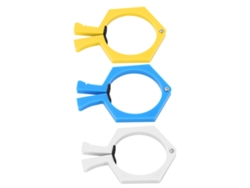 Pinza Para Taza De Sublimación 20oz Herramienta De Sujeción De Abs 3 Piezas Amarillo Azul Blanco