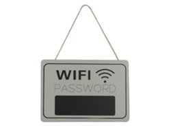 2026-cartel De Contraseña De Wi-fi Colgante De Pizarra Negra Retro Para Cafés Y Librerías