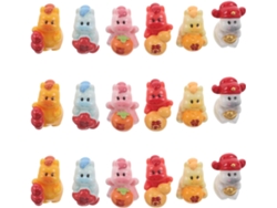 Figuras Caballos Miniatura Resina 18 Piezas Decoración Nuevo Chino Adorno Simboliza Fortuna Diseño Delicado