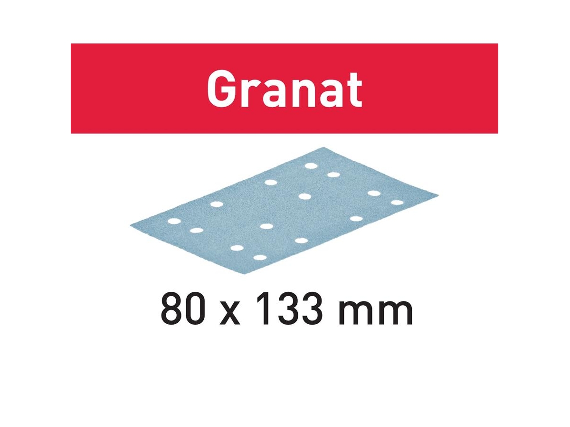 Hojas de Lijar Stf 80X133 Gr/10 Granat P80